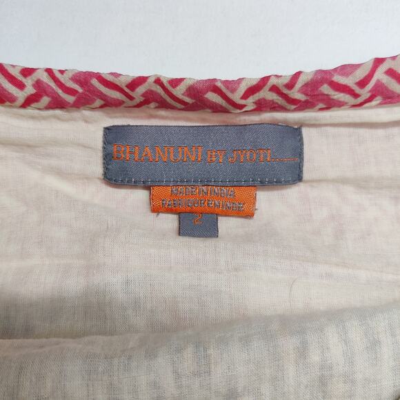 Bhanuni by Jyoti Camella Tie Front Ruffled Colorful Boho Midi Skirt 2 *Patched - Picture 10 of 16